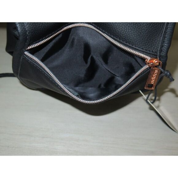 adidas 5150804 Unisex Black/Rose Gold PU Leather Mini Backpack - Picture 8 of 11